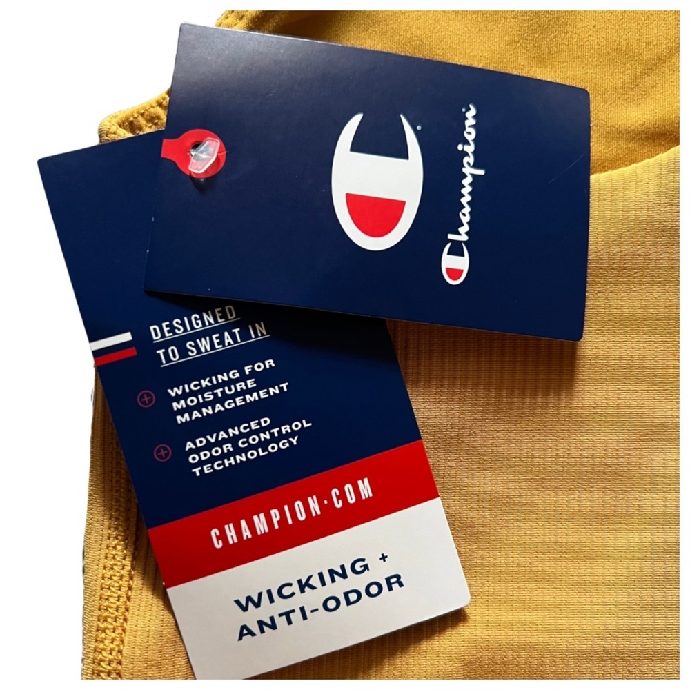 Champion C Logo Soft Touch Ribbed Cropped Tank Top - Picture 7 of 8